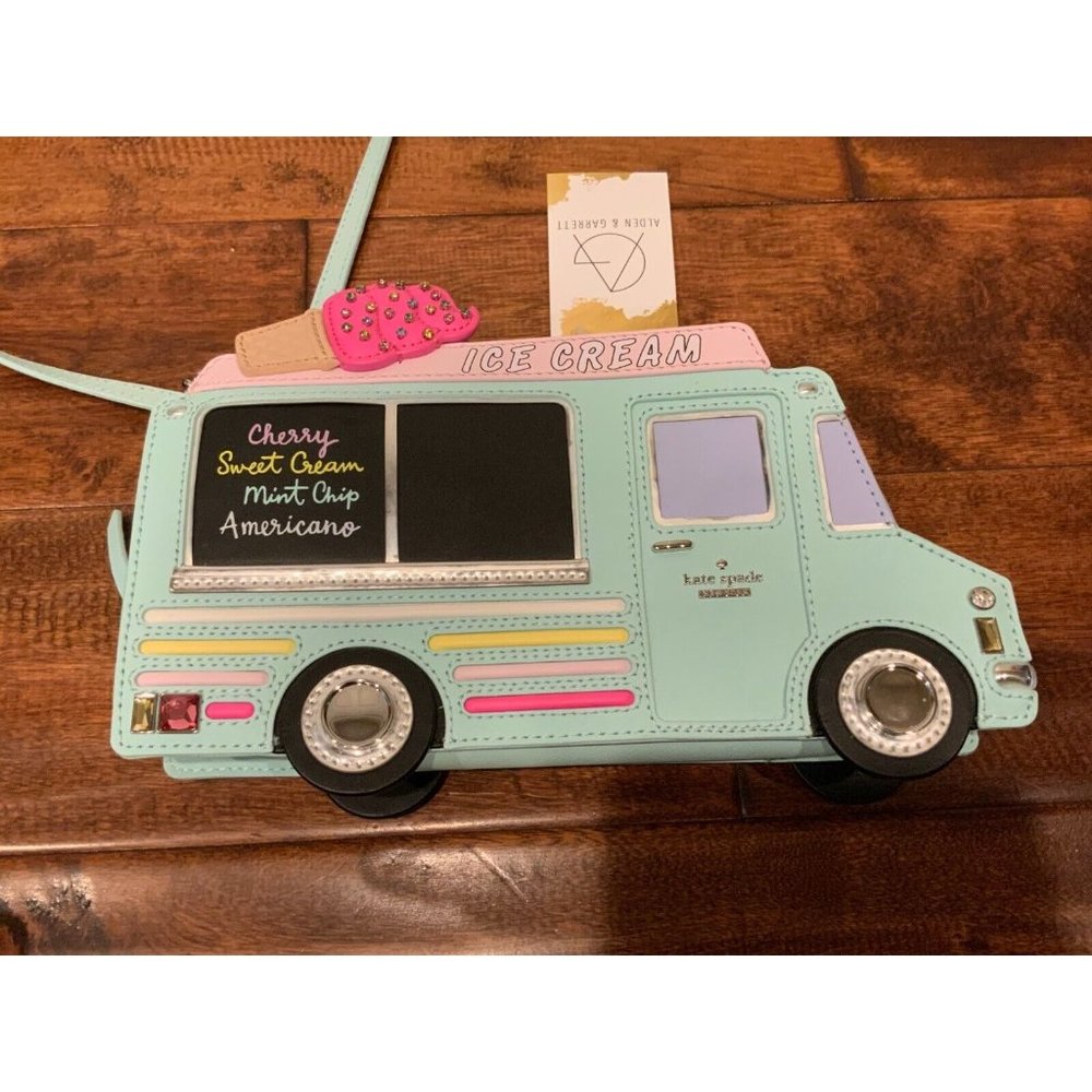 Kate Spade New York "Flavor Of The Month" Ice Cream Truck Leather Crossbody